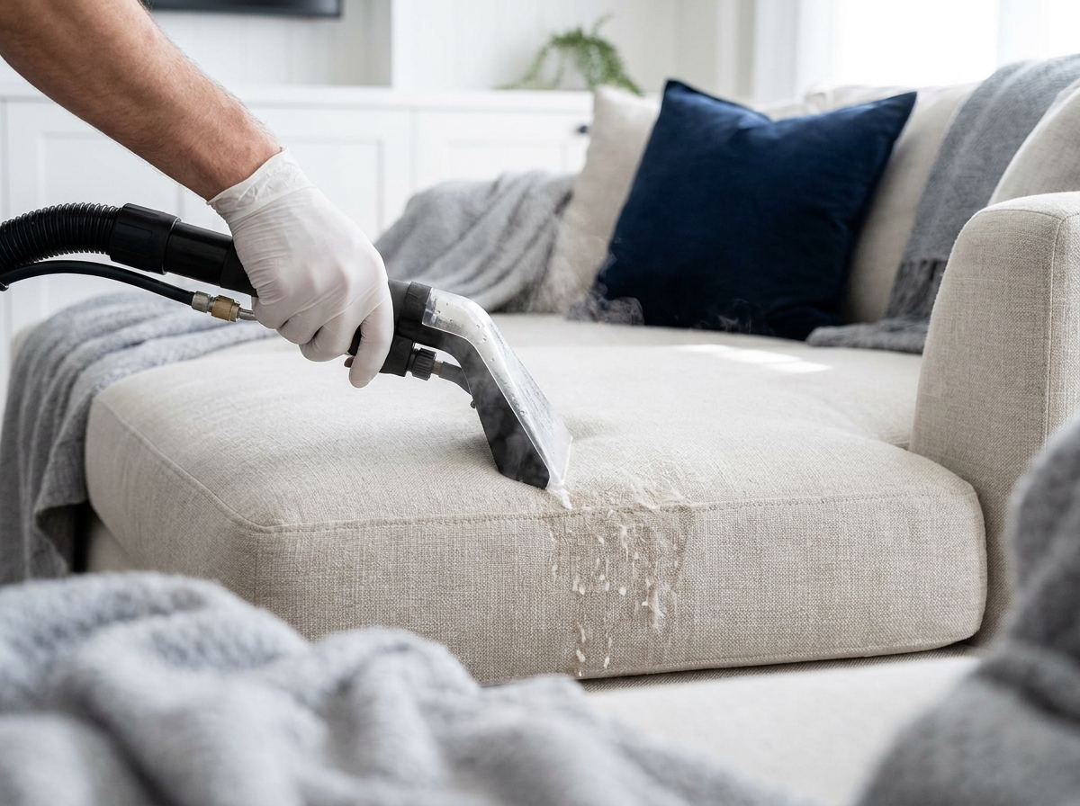 Upholstery Cleaning by Cunningham Cleaning Services in Niagara and the GTA