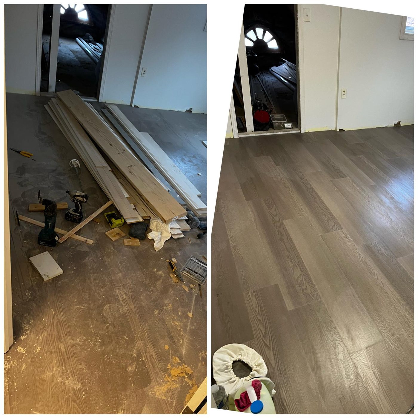 Before and after cleaning by Cunningham Cleaning Services in Niagara and the GTA