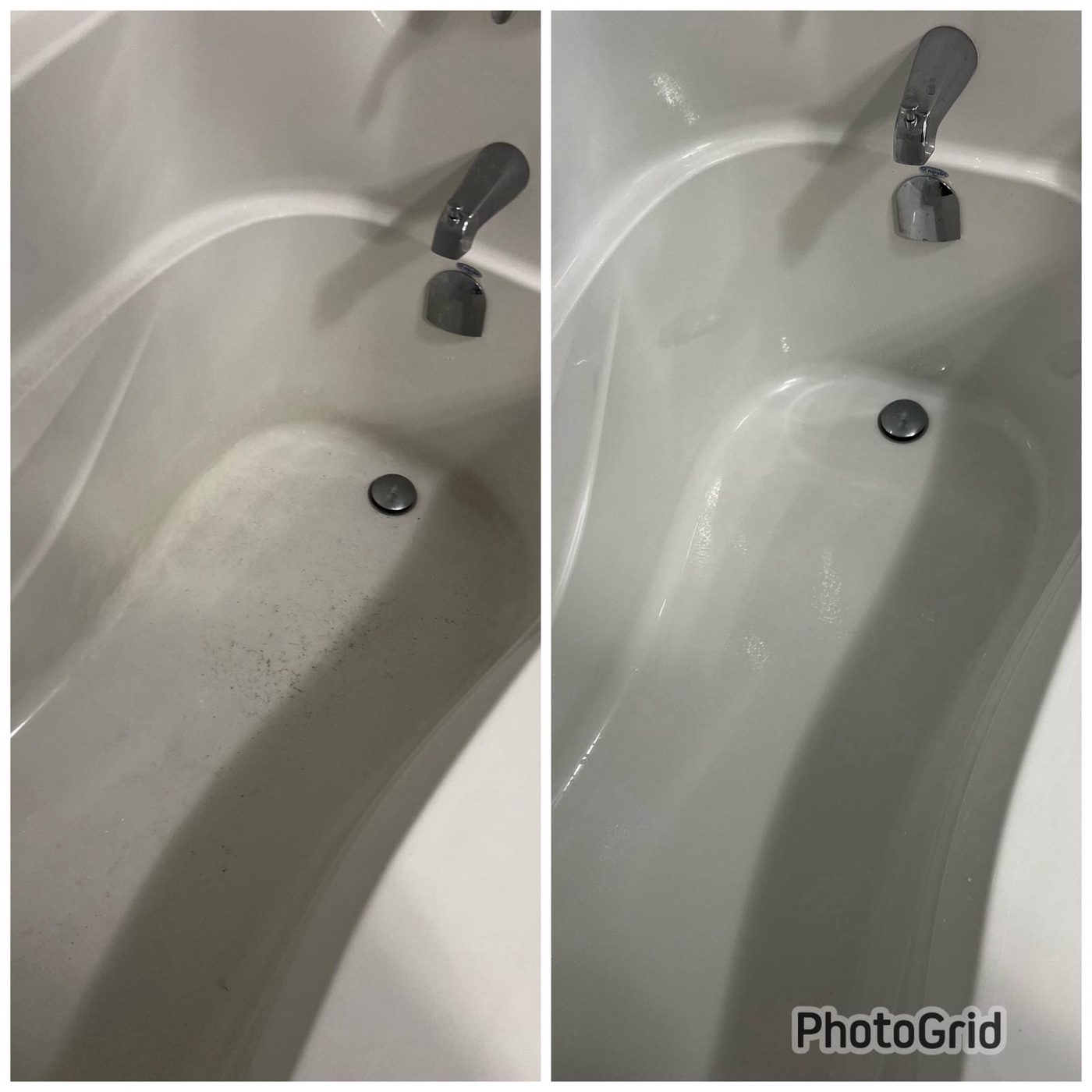 Before and after cleaning by Cunningham Cleaning Services in Niagara and the GTA