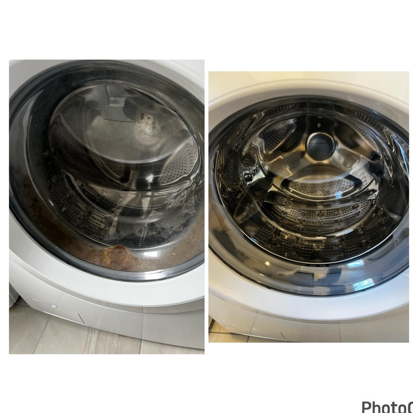 Before and after cleaning by Cunningham Cleaning Services in Niagara and the GTA