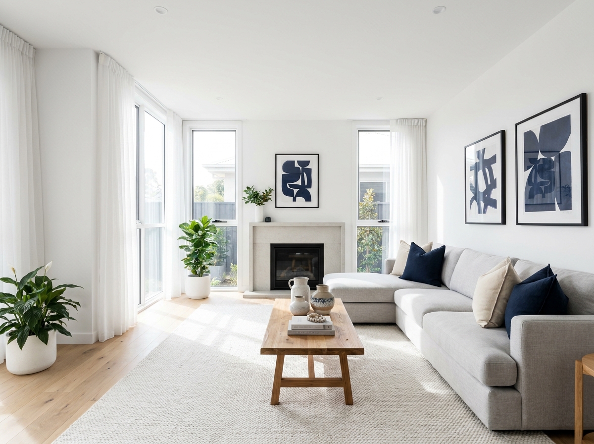 Bright, clean and welcoming home interior after a Cunningham clean